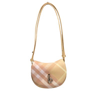 Burberry Mini Check Rocking Horse Crossbody Bag