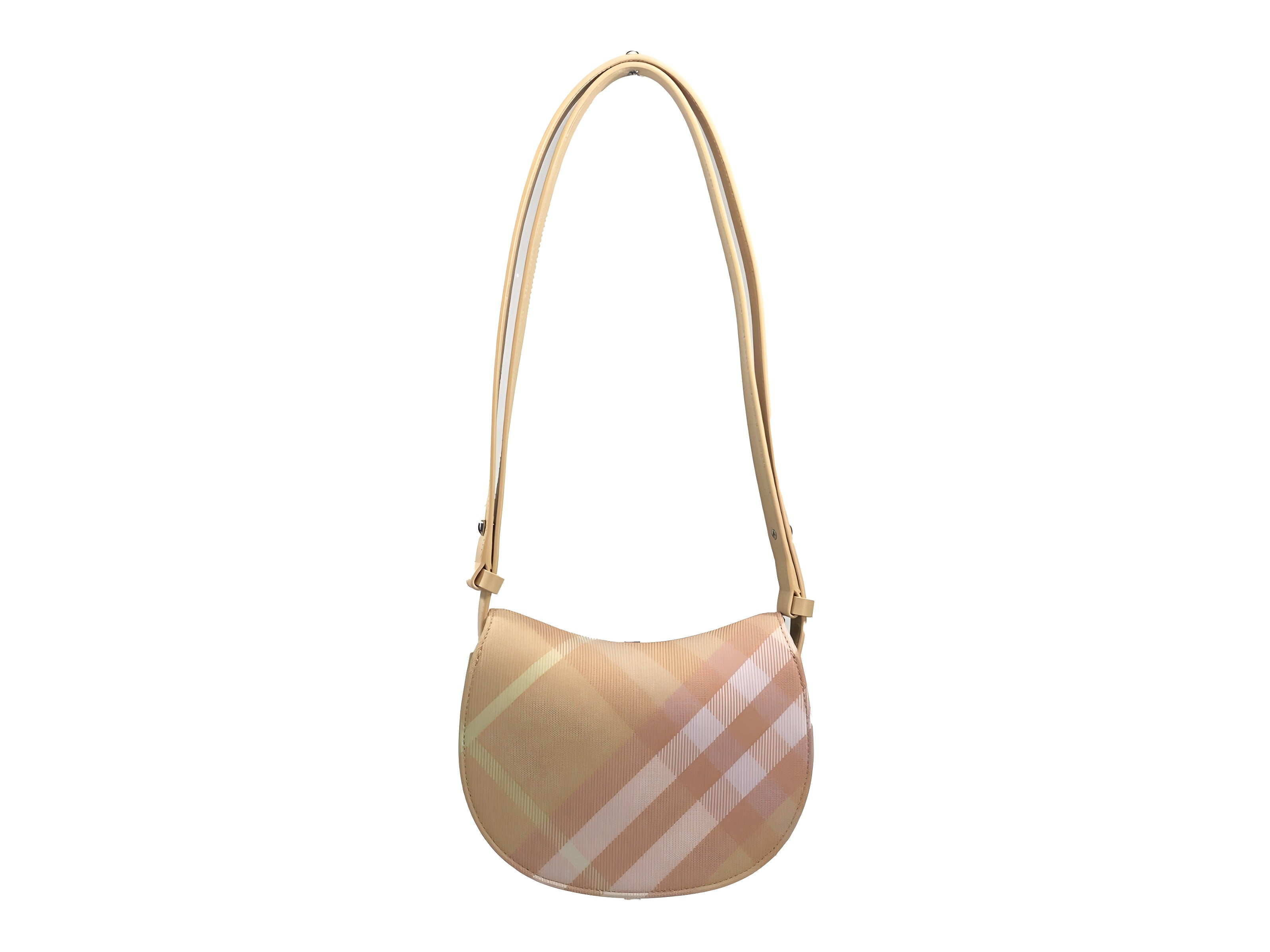 Burberry Mini Check Rocking Horse Crossbody Bag