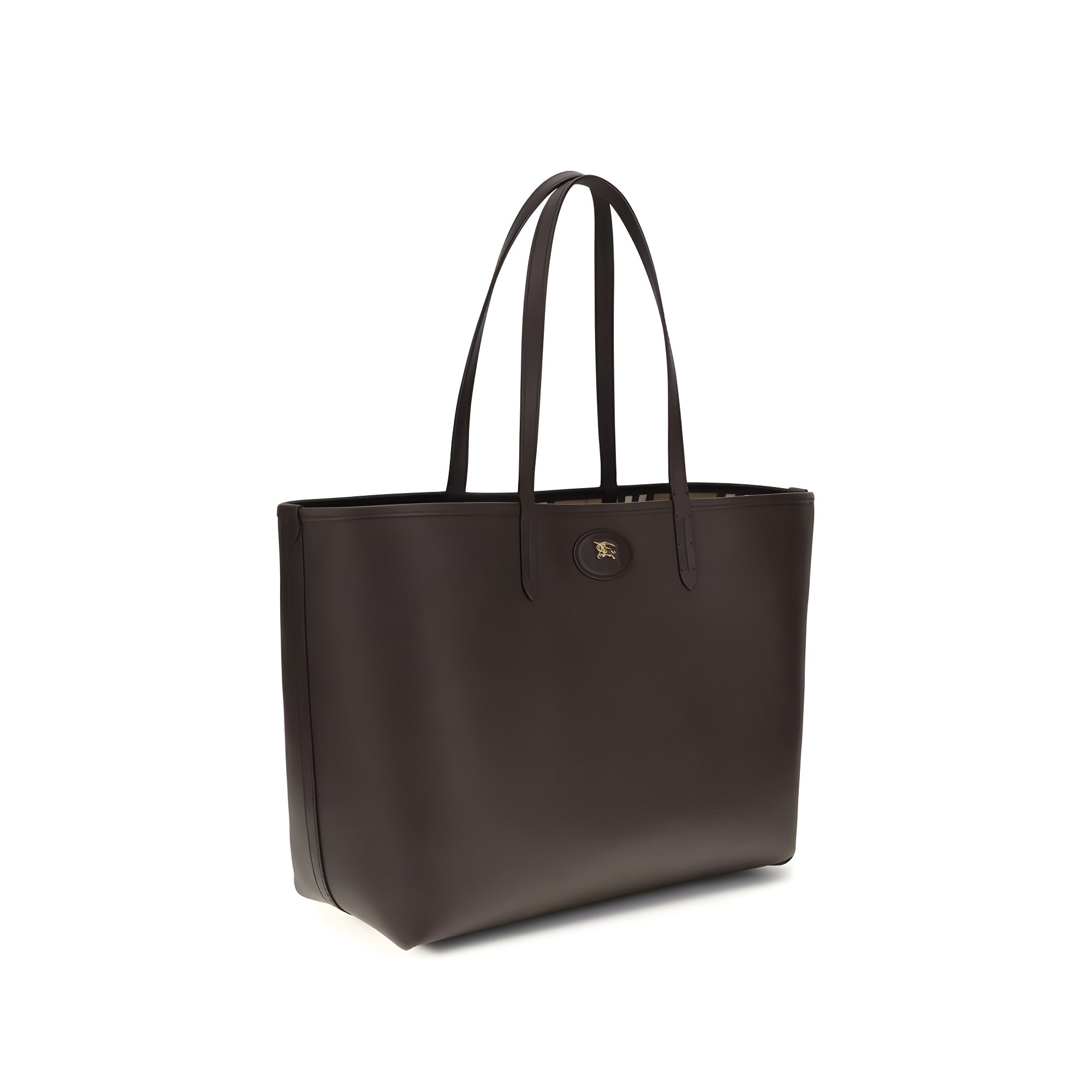 Geantă de umăr Burberry din piele de vițel multicoloră