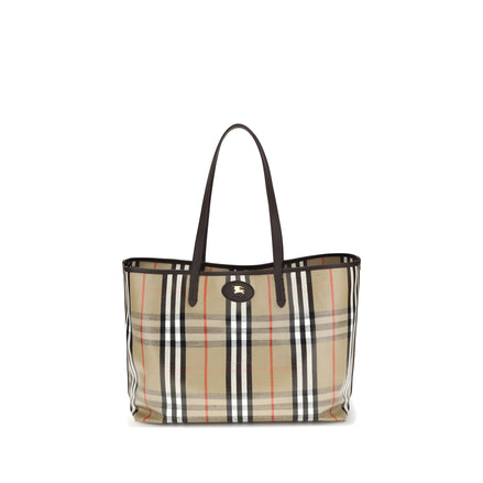 Geantă de mână Burberry din bumbac multicolor
