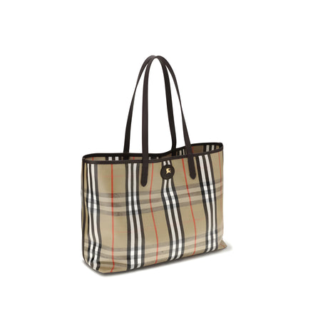 Geantă de mână Burberry din bumbac multicolor