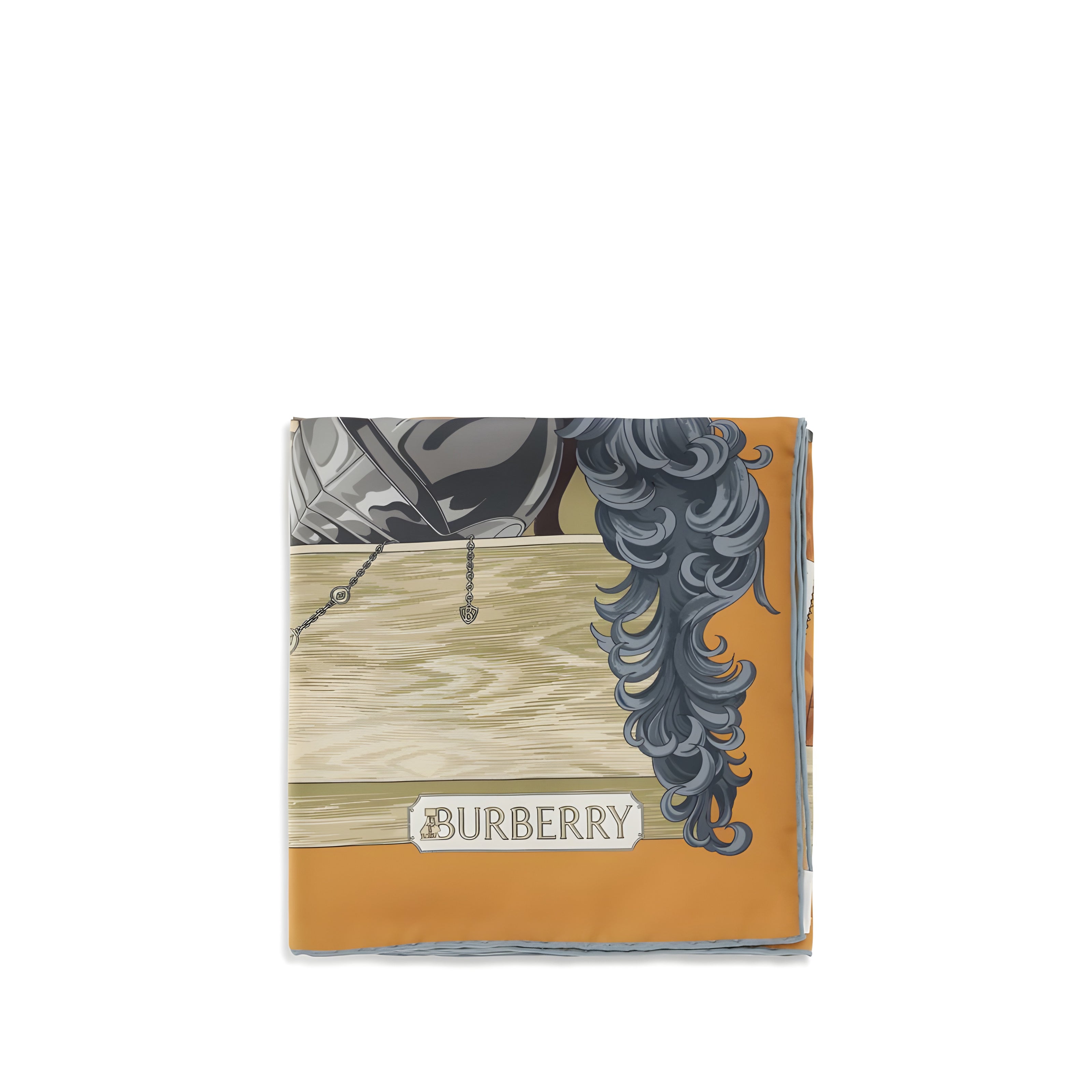 Burberry Multicolor Silk Scarf