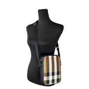 Geantă crossbody Burberry Paddy cu imprimeu în carouri