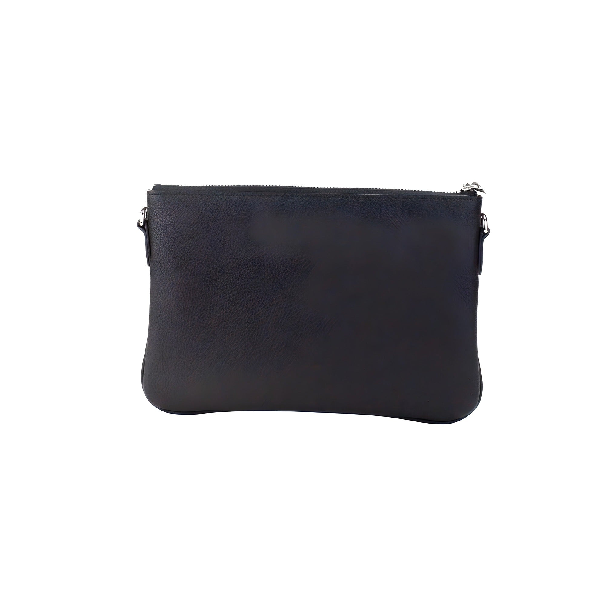 Geantă crossbody tip borsetă Burberry Peyton Monogram, din piele neagră