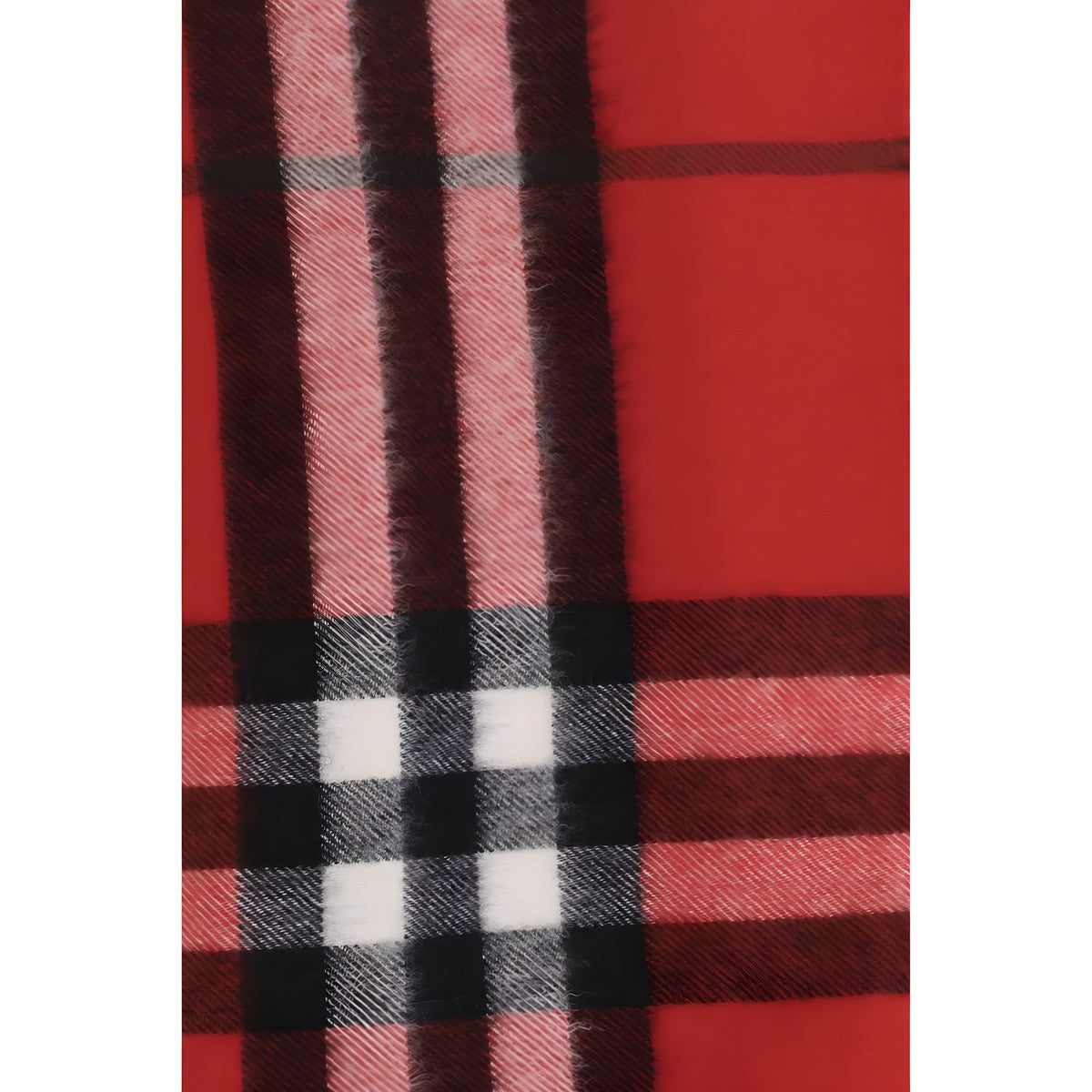 Burberry Red Cashmere Scarf