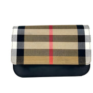 Geantă Burberry Madison mică, din piele, tip crossbody, cu carouri