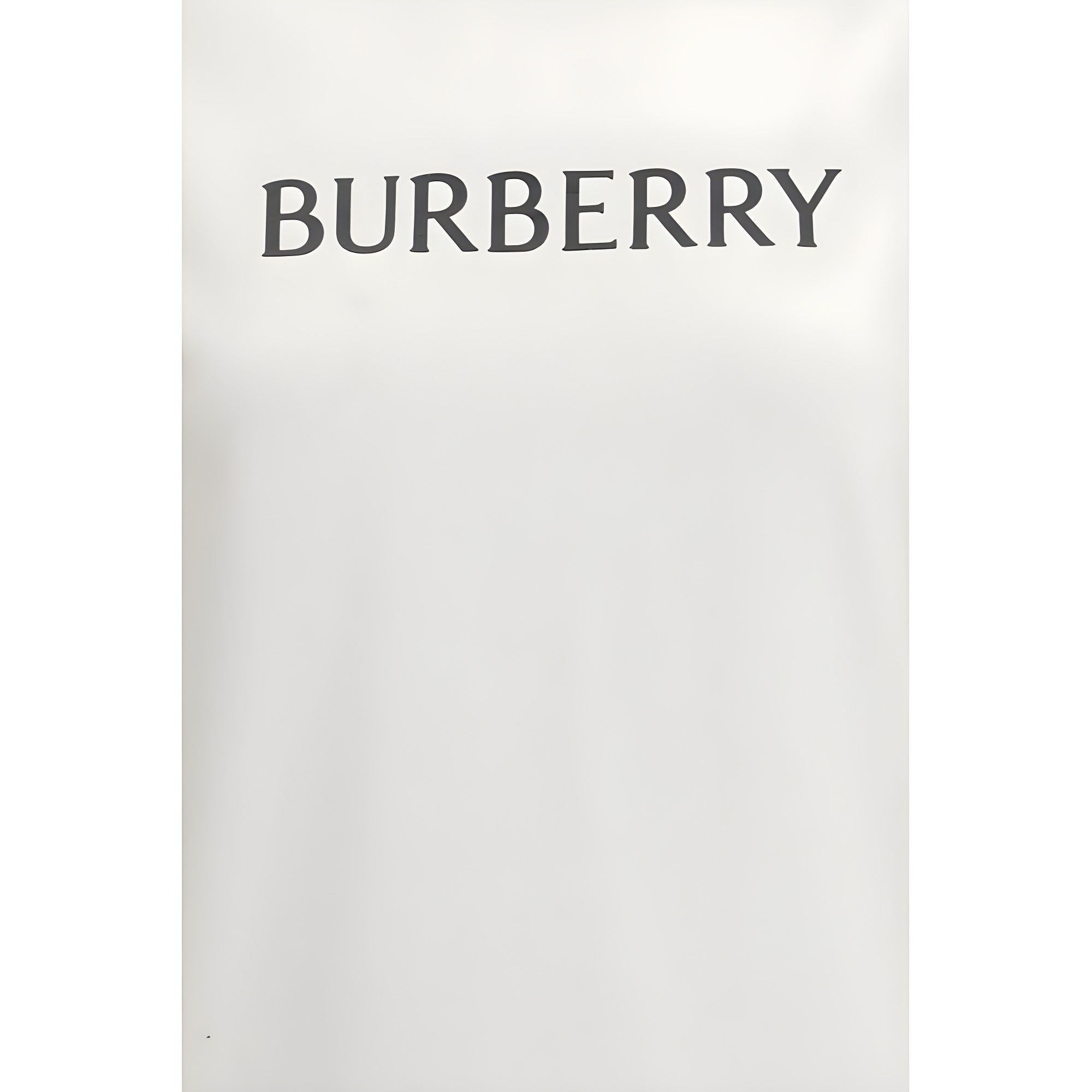Burberry White Cotton T-Shirt