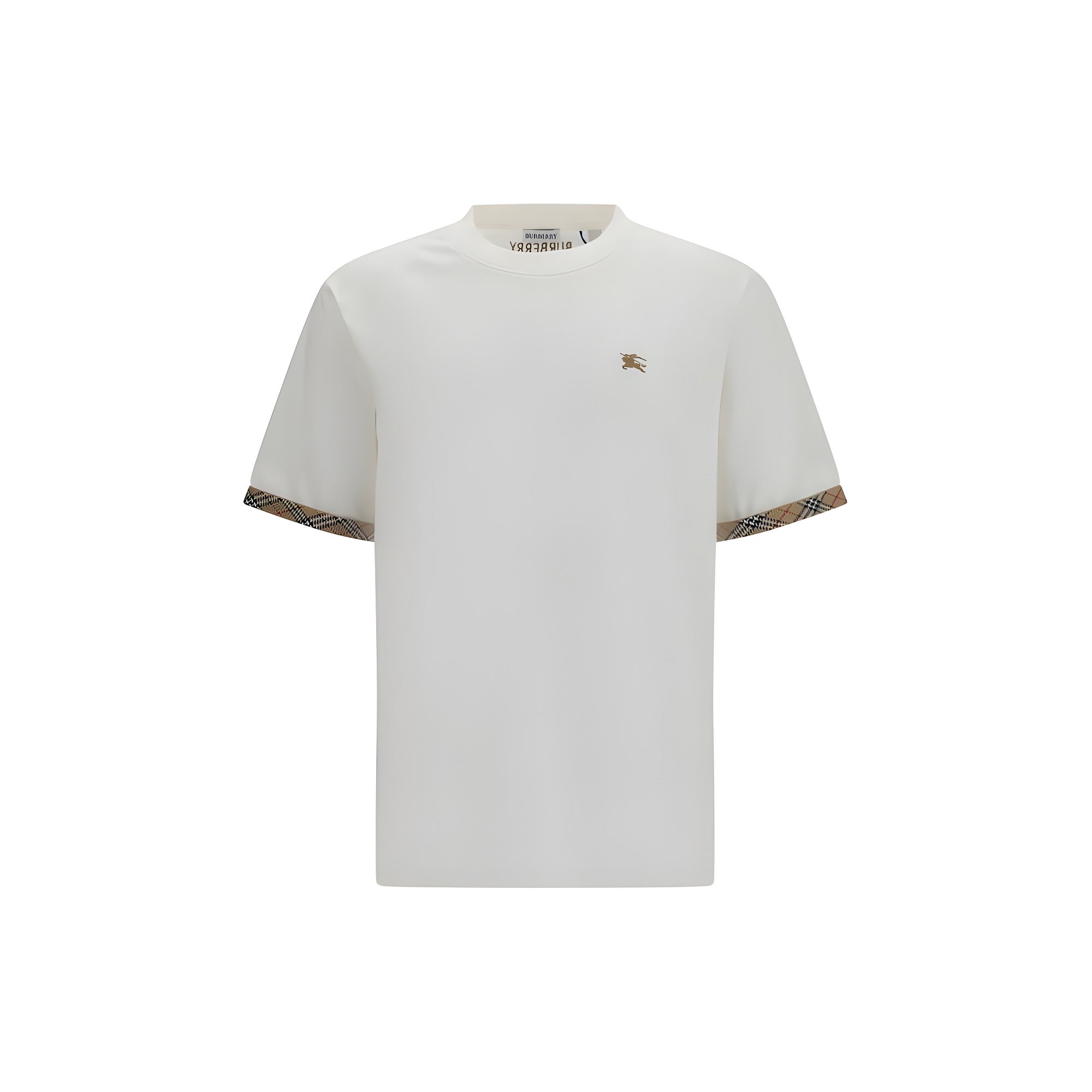 Burberry White Cotton T-Shirt