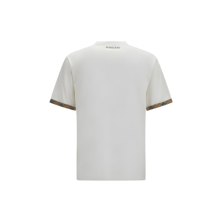Burberry White Cotton T-Shirt