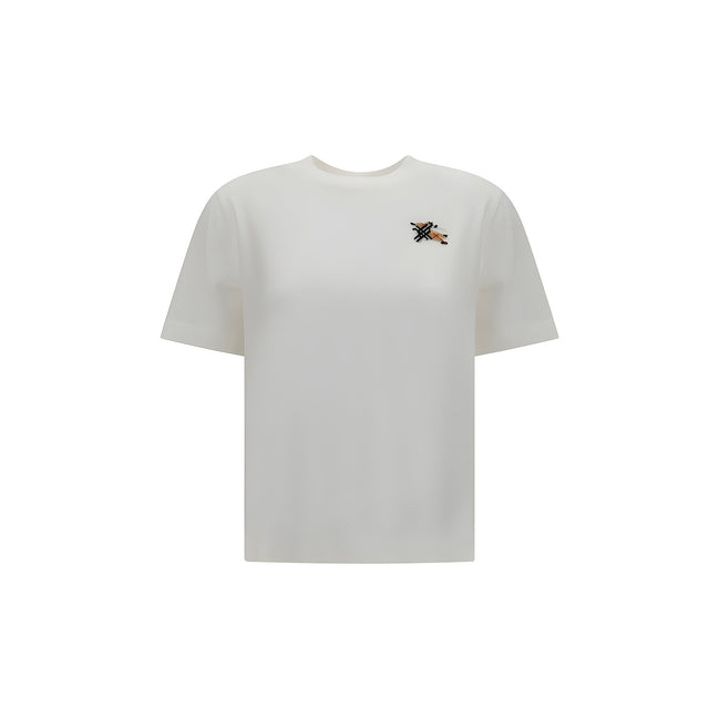 Tricou Burberry alb din bumbac