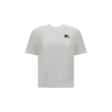 Burberry White Cotton T-Shirt