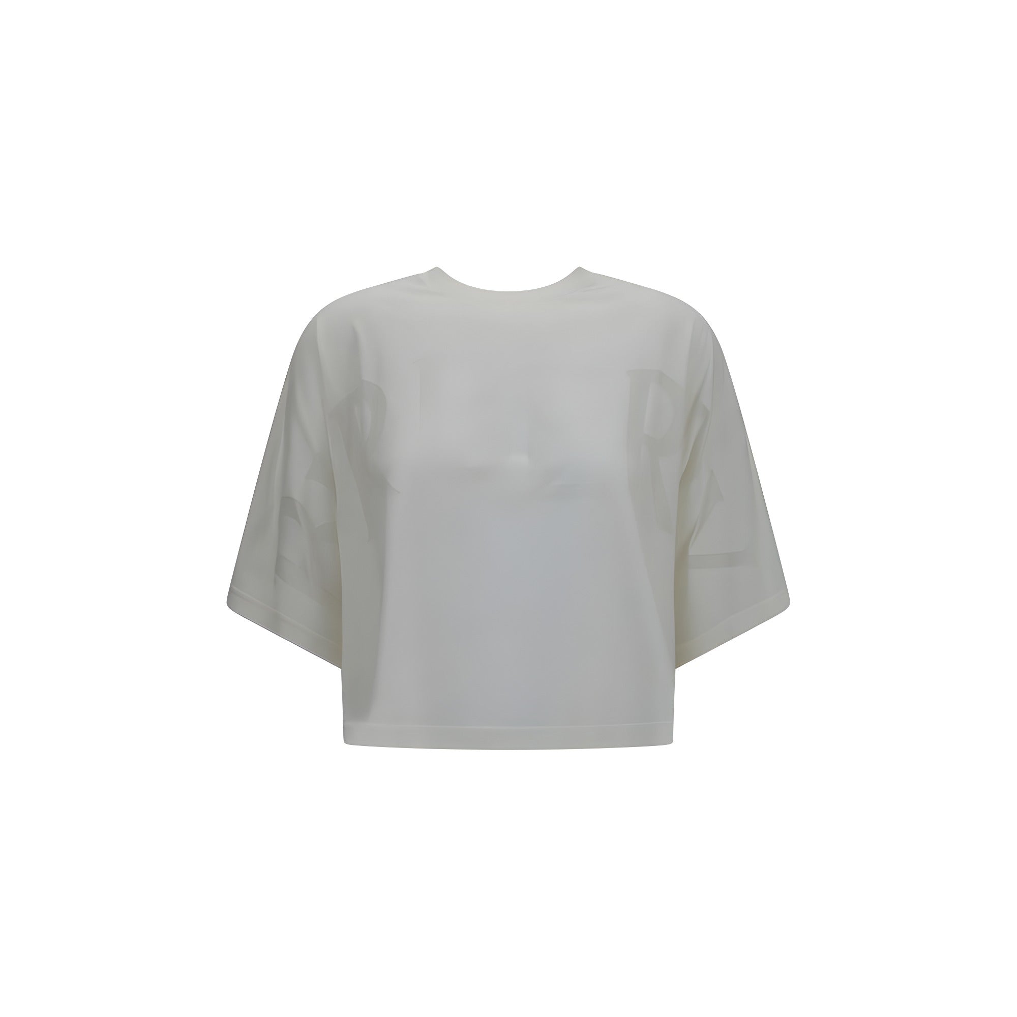 Tricou Burberry alb din bumbac