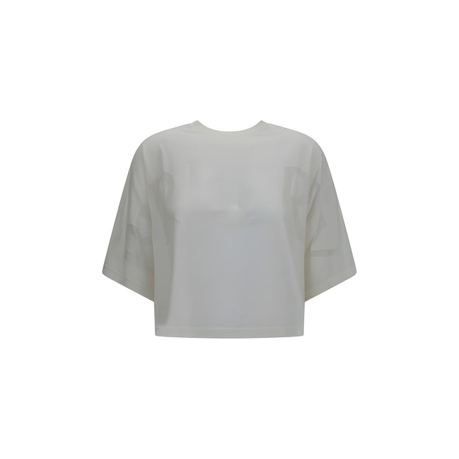 Tricou Burberry alb din bumbac
