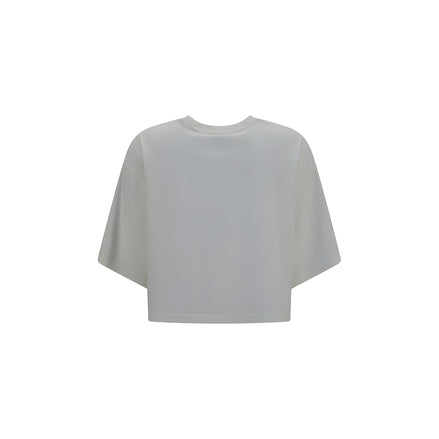 Burberry White Cotton T-Shirt
