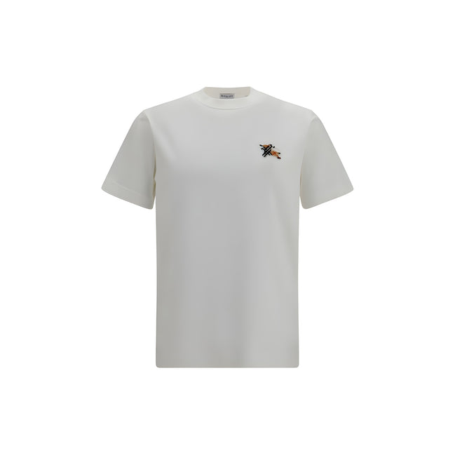 Tricou Burberry alb din bumbac