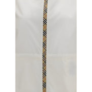Jachetă Burberry albă din poliamidă