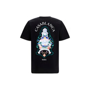 Casablanca Black Cotton T-Shirt