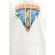 Casablanca White Cotton Sweatshirt