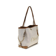 Chloé Beige Cotton Shoulder Bag