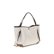 Chloé Beige Cotton Shoulder Bag