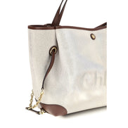 Chloé Beige Cotton Shoulder Bag