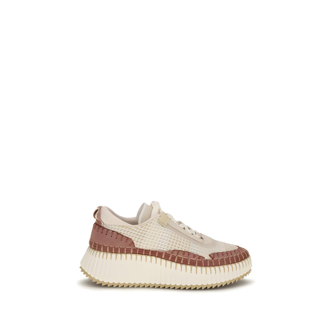 Sneakers groși Chloé bej
