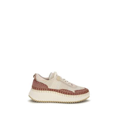 Sneakers groși Chloé bej