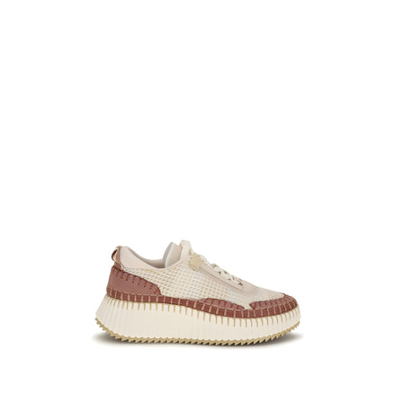 Sneakers groși Chloé bej