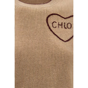 Chloé Beige Wool Sweatshirt