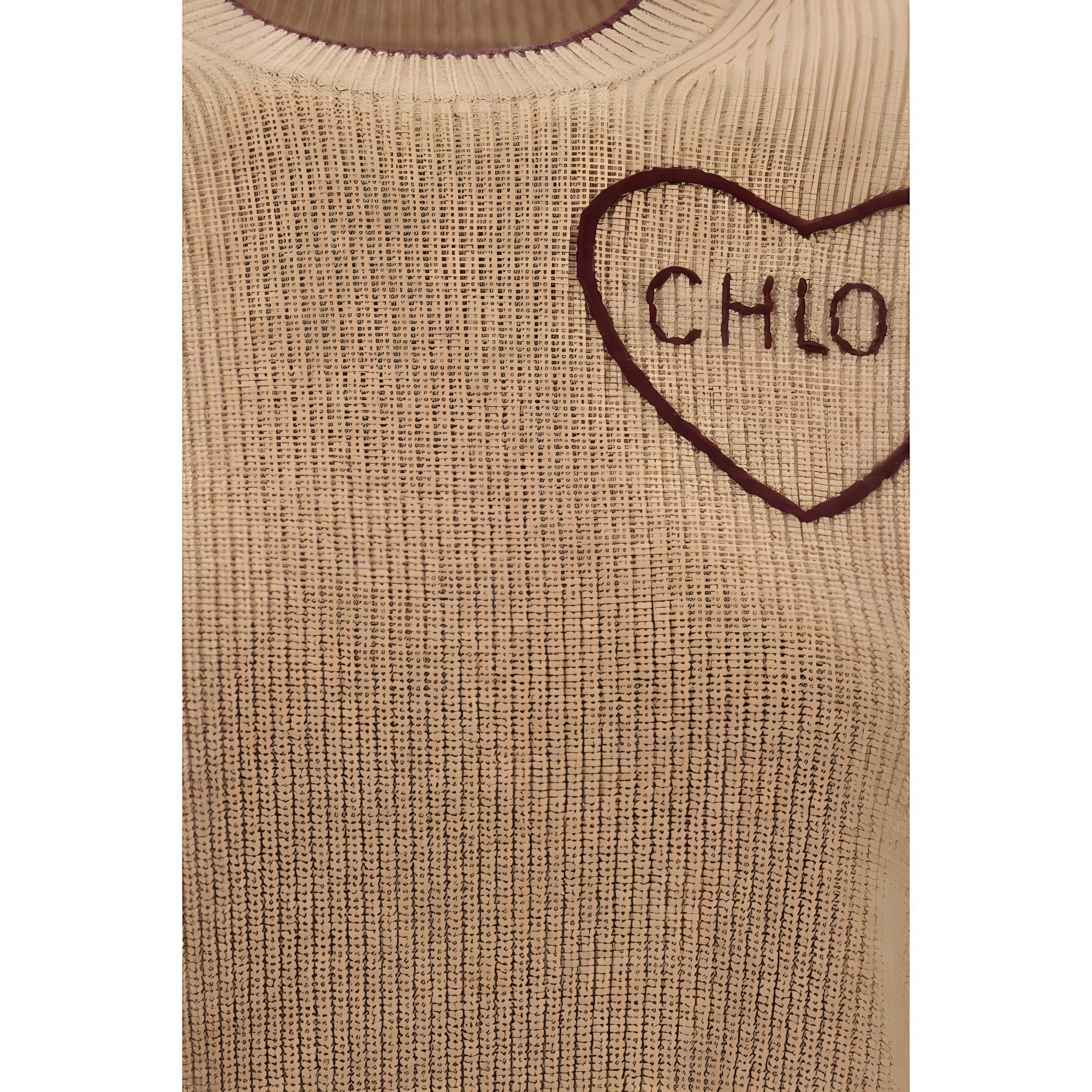 Chloé Beige Wool Sweatshirt