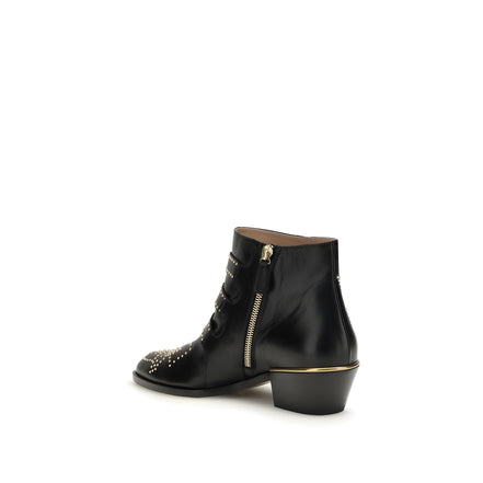 Chloé Black Ankle Boots