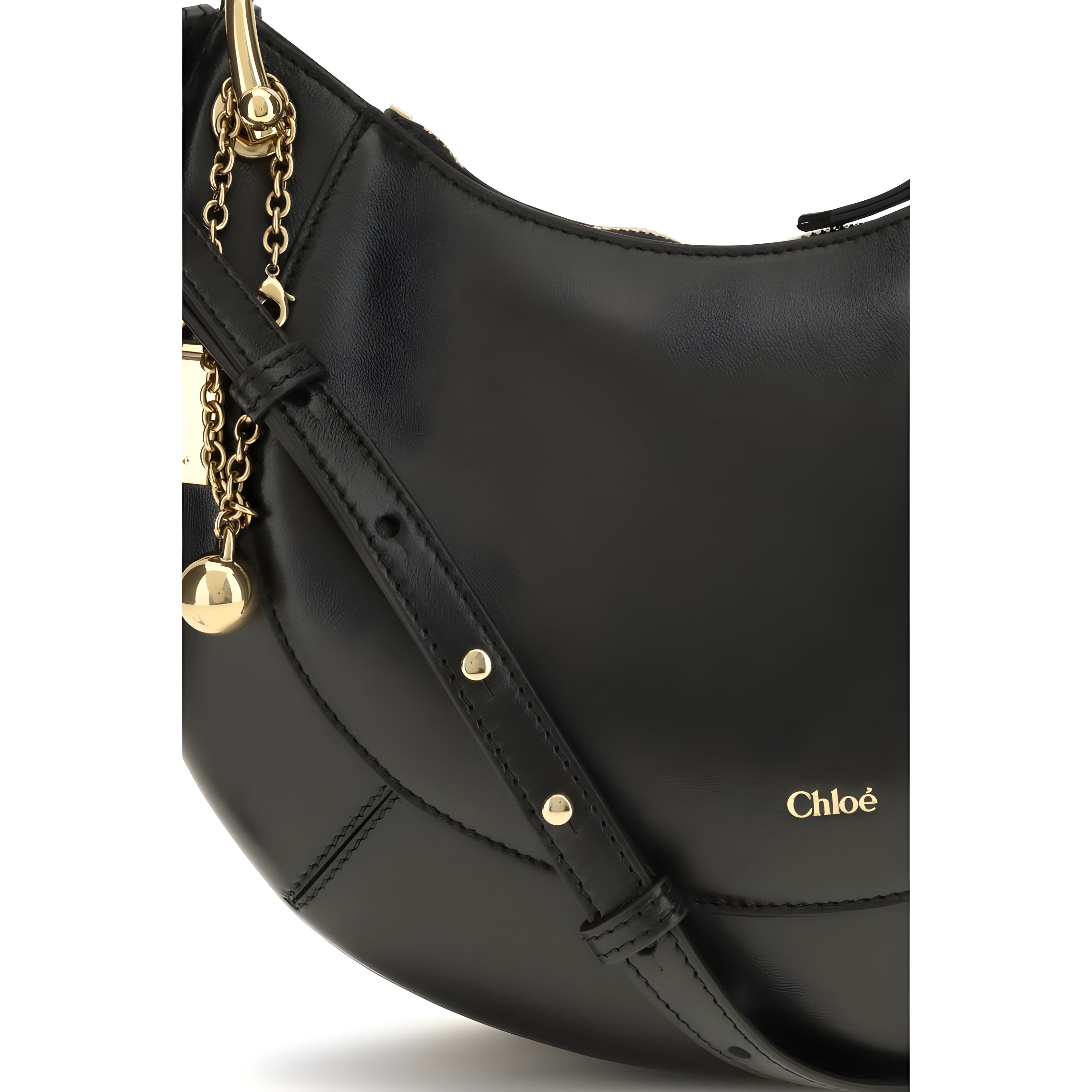 Geantă de umăr Chloé Black Marcie