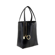 Geantă de umăr Chloé Black Spin