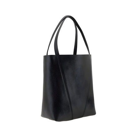 Geantă de umăr Chloé Black Spin