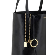 Geantă de umăr Chloé Black Spin