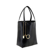 Geantă de umăr Chloé Black Spin
