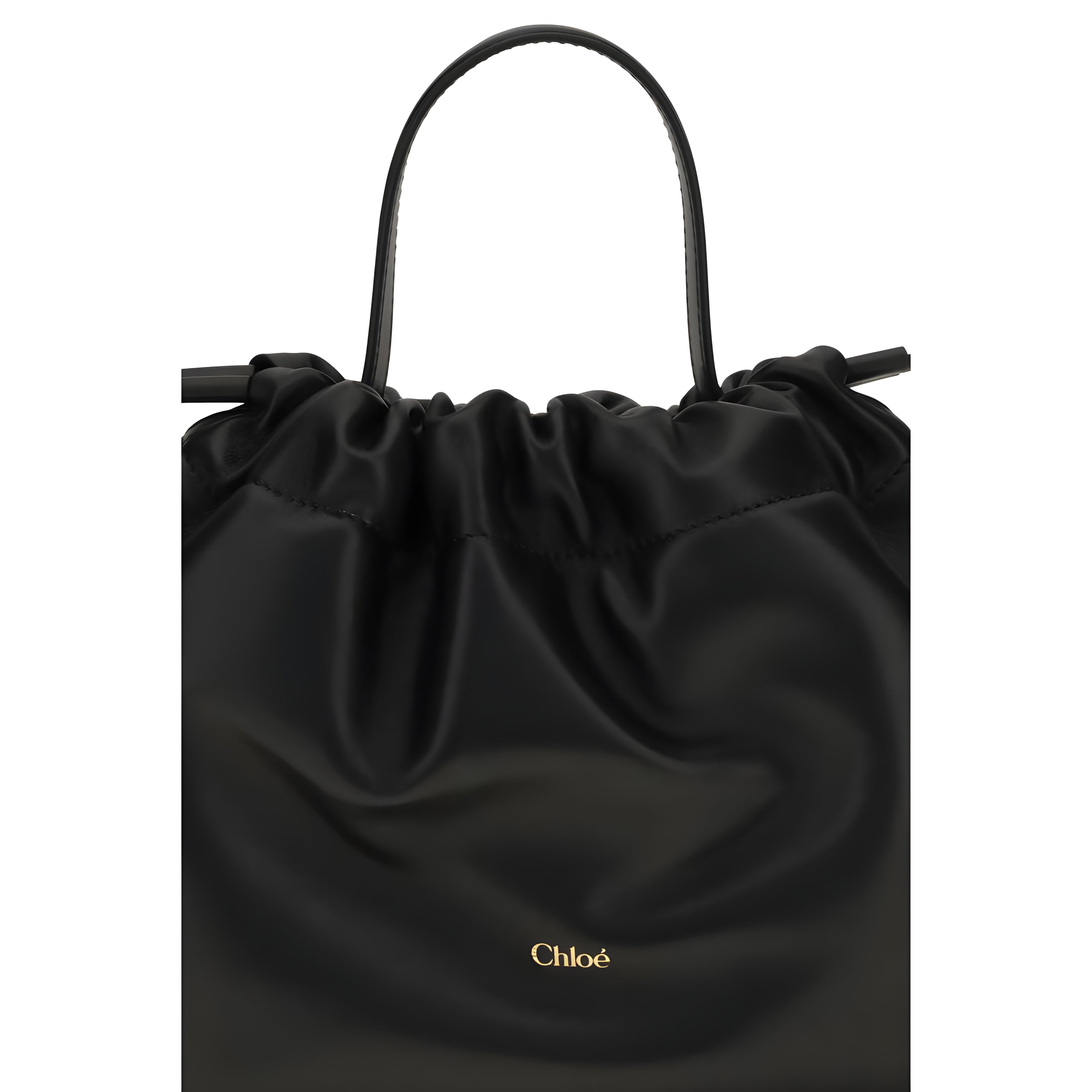 Geantă de umăr Chloé din piele neagră