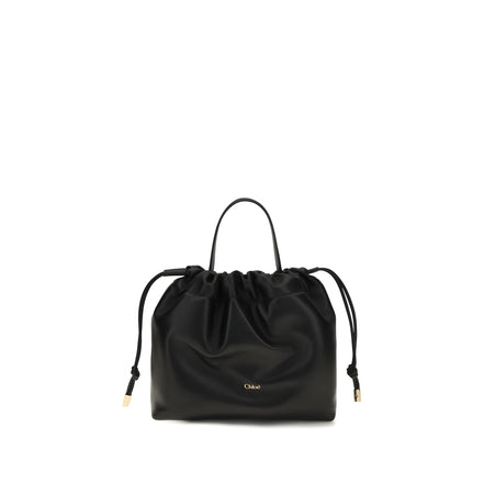Chloé Black Leather Shoulder Bag