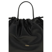 Chloé Black Leather Shoulder Bag