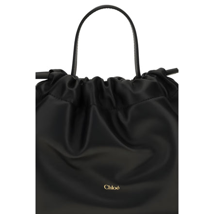 Chloé Black Leather Shoulder Bag