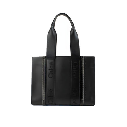 Geantă tote Chloé din piele neagră