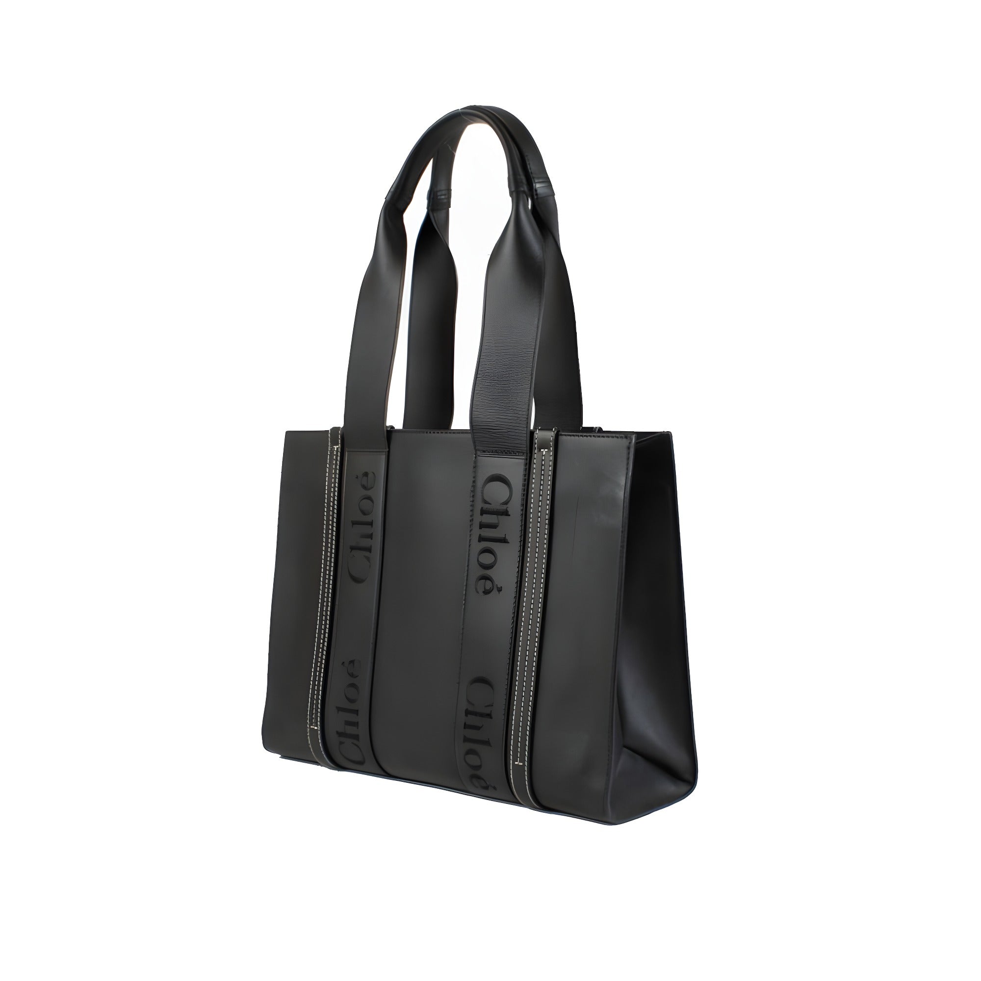 Geantă tote Chloé din piele neagră