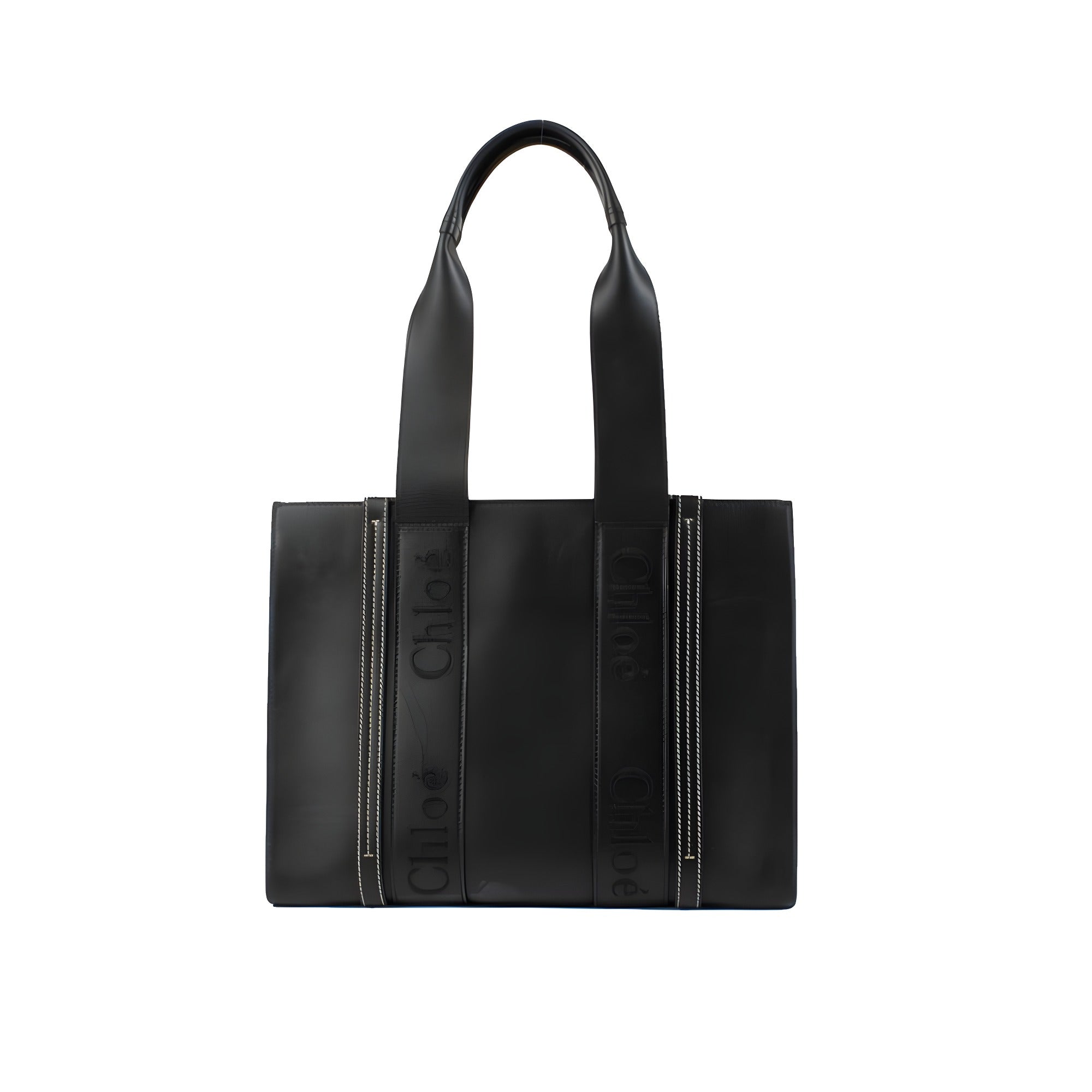 Geantă tote Chloé din piele neagră