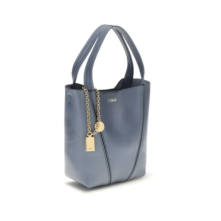 Geantă de umăr Chloé Blue din piele de vițel