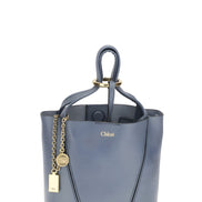 Chloé Blue Calf Leather Shoulder Bag