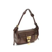 Geantă de umăr mică Chloé Brown Paddington
