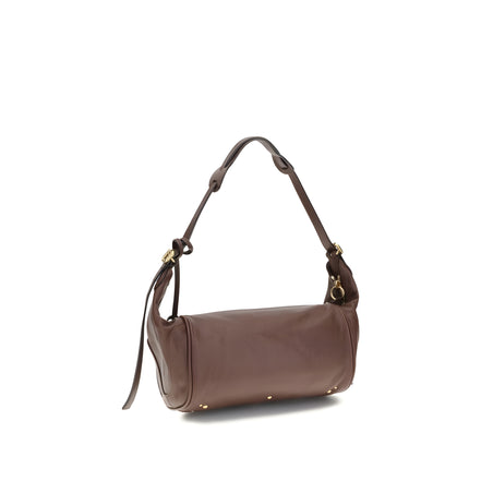 Geantă de umăr mică Chloé Brown Paddington