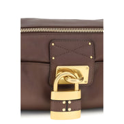 Geantă de umăr mică Chloé Brown Paddington