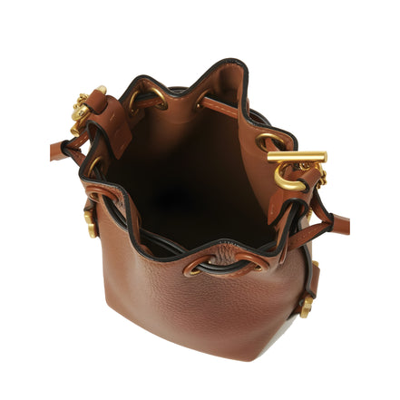 Geantă bucket Chloé Brown