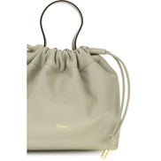 Chloé Gray Leather Shoulder Bag